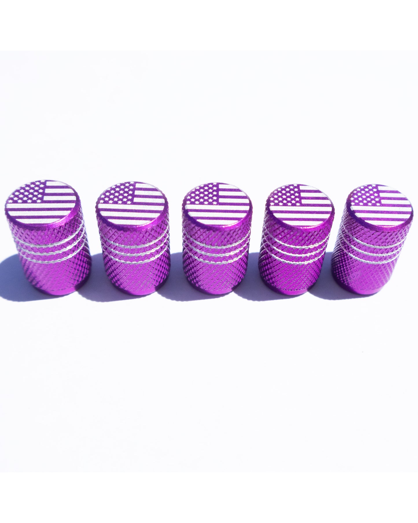 American Flag Valve Caps