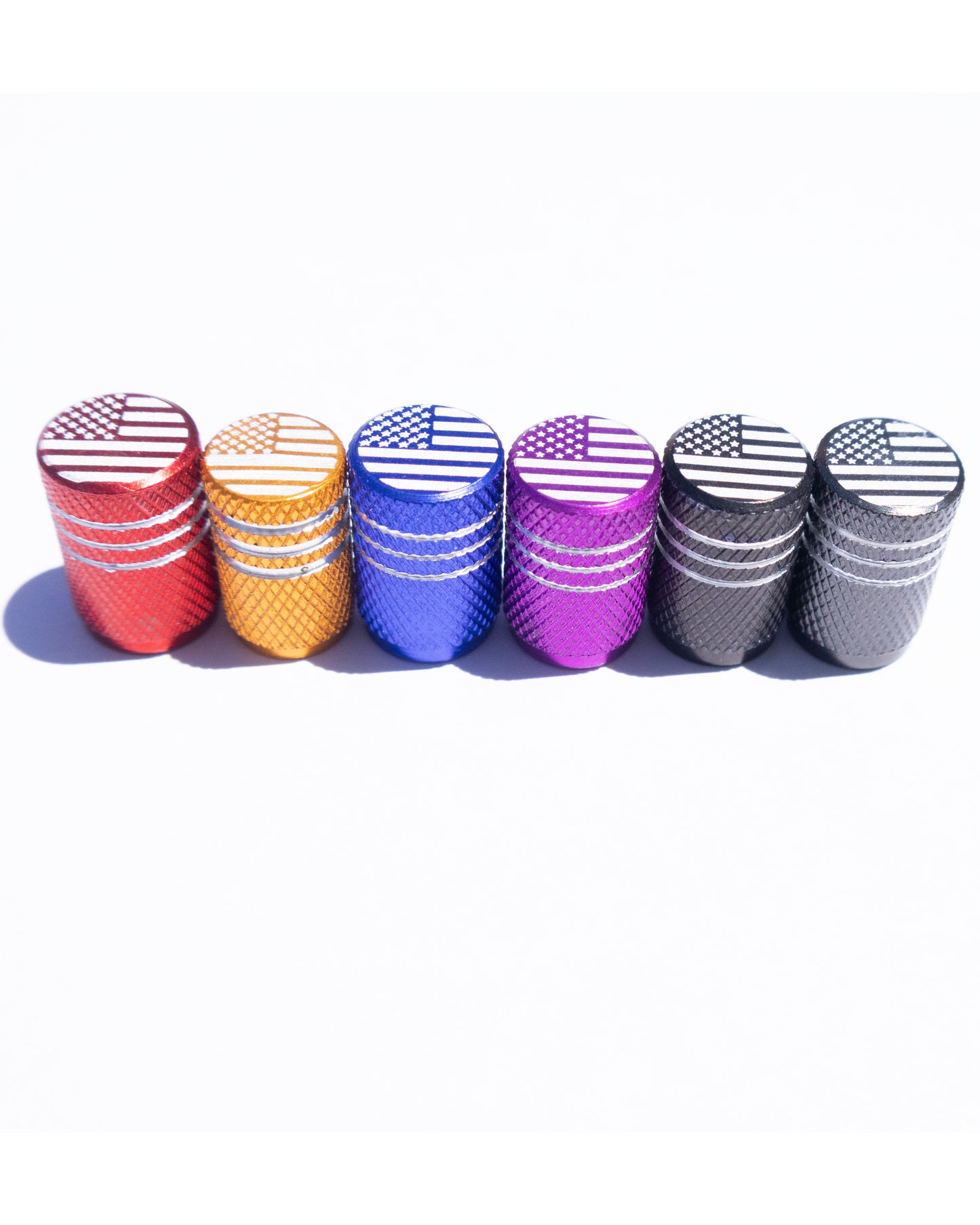 American Flag Valve Caps